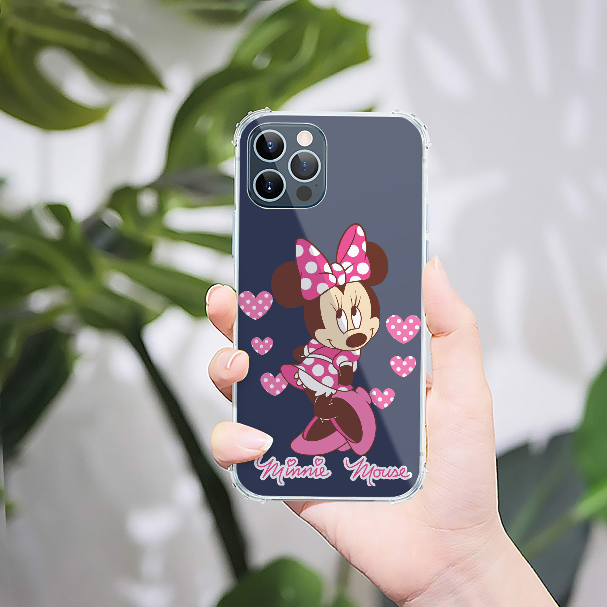 （画像用） ミッキーマウス Mickey Mouse 【iPhone 12シリーズ対応】透明スマホケース（クリアソフトケース）